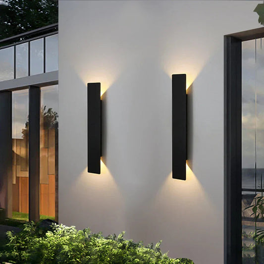 Waterdichte LED Strip Wandlamp van Aluminium – Energiezuinige Buitenverlichting 1