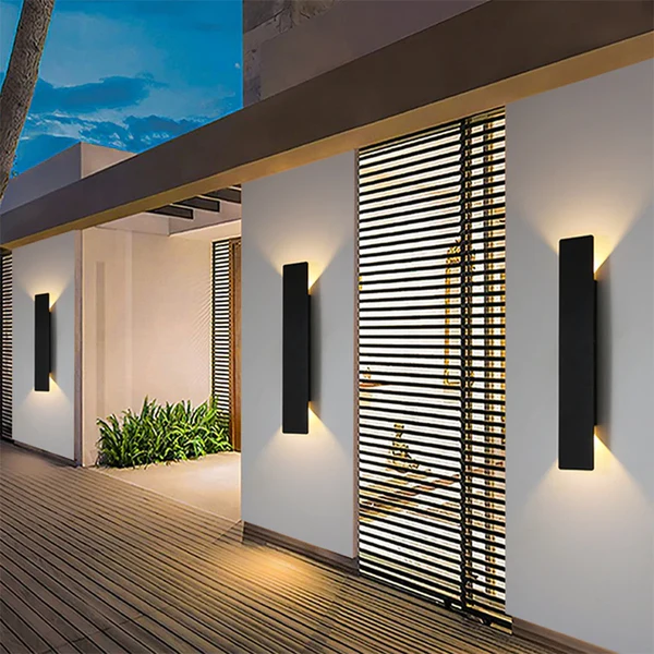 Waterdichte LED Strip Wandlamp van Aluminium – Energiezuinige Buitenverlichting 5