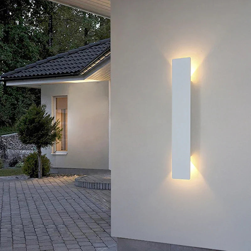 Waterdichte LED Strip Wandlamp van Aluminium – Energiezuinige Buitenverlichting 7