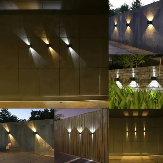 Waterdichte Zonne-energie Wandlamp voor Tuin en Balkon – Automatische Verlichting met IP65 Bescherming 0