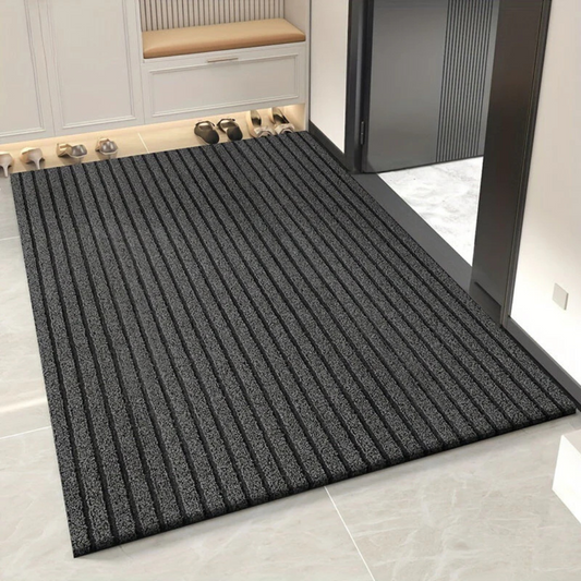 Weerbestendige Deurmat voor Binnen en Buiten – Antislip, Duurzaam en Stijlvol in Grijs/Rood, 50x80 cm, 60x90 cm 1