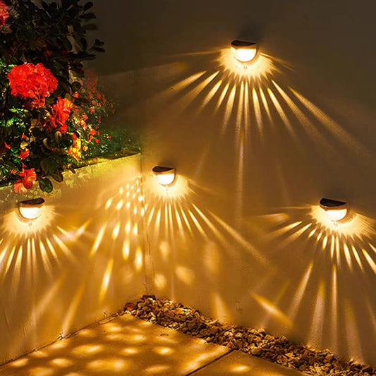 Zonne Buitenwandlamp met Waterdicht Ontwerp en Automatische Verlichting – Draadloos en Eenvoudig te Installeren