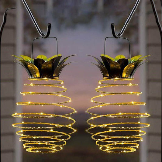 Zonne-energie Ananas Tuinlamp - Waterdicht en Eenvoudig te Installeren 0