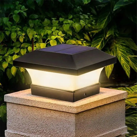 Zonne-energie Buitenlamp – Waterdichte Solar Wandlamp met Warm Wit Licht, Compact 15,3 x 9,6 cm, Duurzaam Materiaal 0