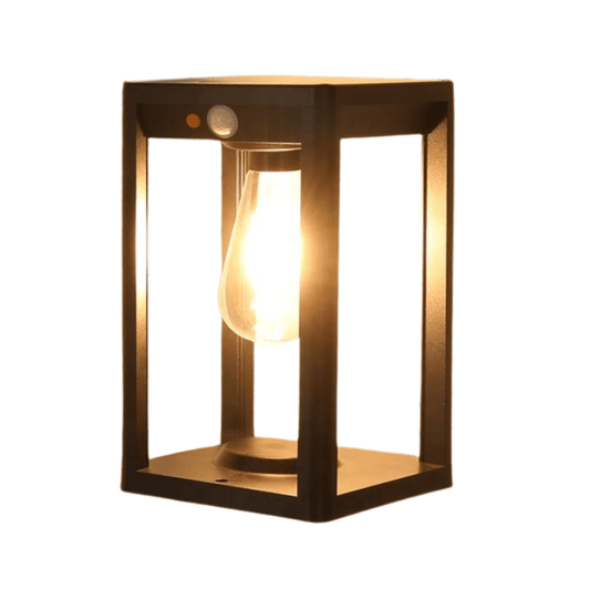 Zonne-energie Buitenlamp met Bewegingssensor – Waterdichte Aluminium Pilaarlamp met LED Verlichting 7