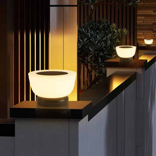 Zonne-energie Landingslicht voor Buiten – Energiezuinige LED Verlichting met Automatische Aan/Uit Functie 0