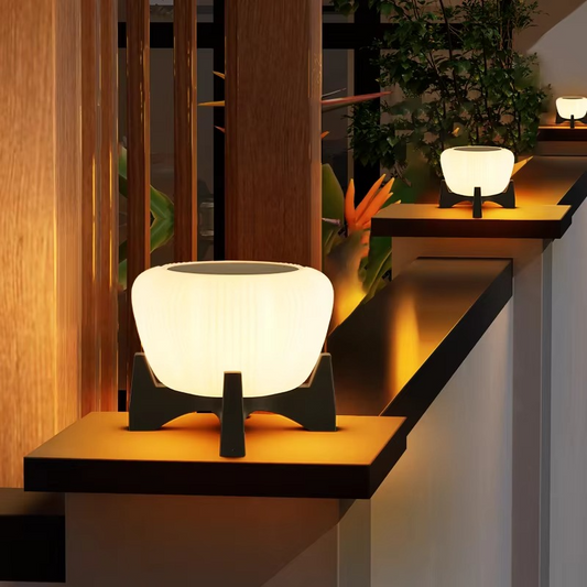 Zonne-energie Landingslicht voor Buiten – Energiezuinige LED Verlichting met Automatische Aan/Uit Functie 1