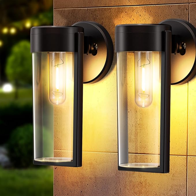 Zonne-energie Wandlamp Buiten IP65 Waterdicht – Set van 4 Tuinlampen voor Tuinverlichting 2