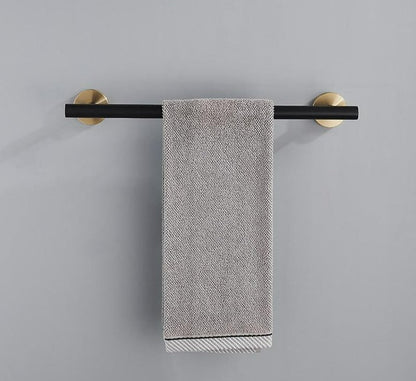 Zwart Gouden Badkameraccessoires Set van Roestvrij Staal – Luxe en Modern Ontwerp voor Stijlvolle Badkamerupgrades 5