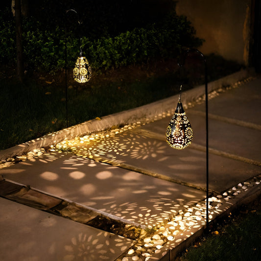 Zwarte Waterdichte Buitenlamp op Zonne-energie – Duurzame Solar Wandlamp voor Sfeervolle Verlichting Buiten 0