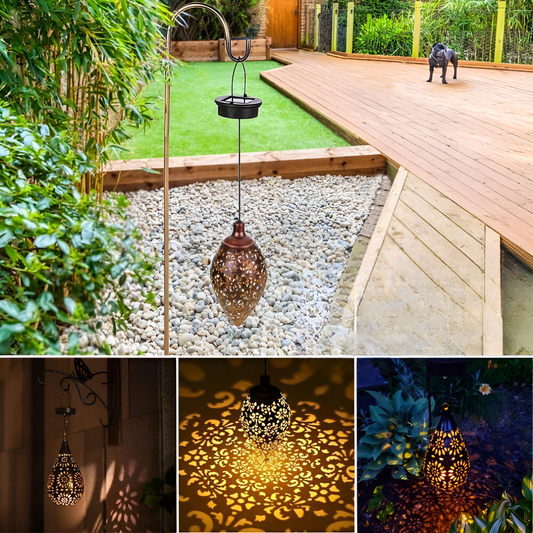 Zwarte Waterdichte Buitenlamp op Zonne-energie – Duurzame Solar Wandlamp voor Sfeervolle Verlichting Buiten 1