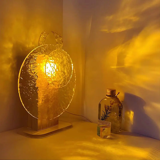 Zonsondergangsfeer Lamp met Instelbare Projecties en Dimbare Warme Verlichting – Ideaal voor Woonkamers en Slaapkamers