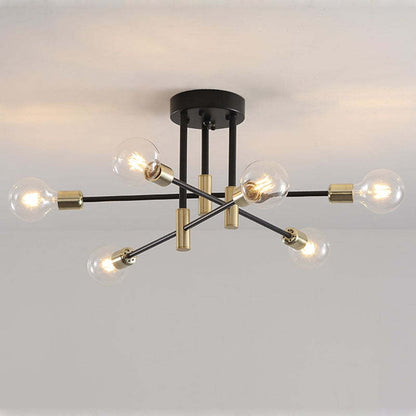 Moderne Zwarte LED Plafondlamp met Diffuus Licht voor Slaapkamer en Woonkamer - Minimalistisch Ontwerp