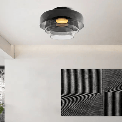 Scandinavische Glazen LED-Plafondlamp