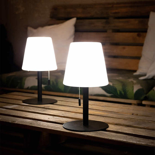 Draadloze Tafellamp met 16 Kleuren en IP65 Waterdicht – Oplaadbare Minimalistische Nachtkast Lampje