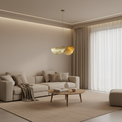 Minuit | Moderne Hanglamp goudkleurig